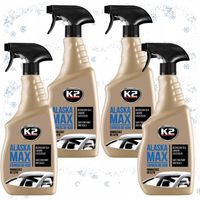 Odmrażacz szyb samochodowych płyn odmrażania spray K2 Alaska 700ml x4