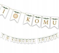 Baner komunijny I Komunia Święta, 300 cm