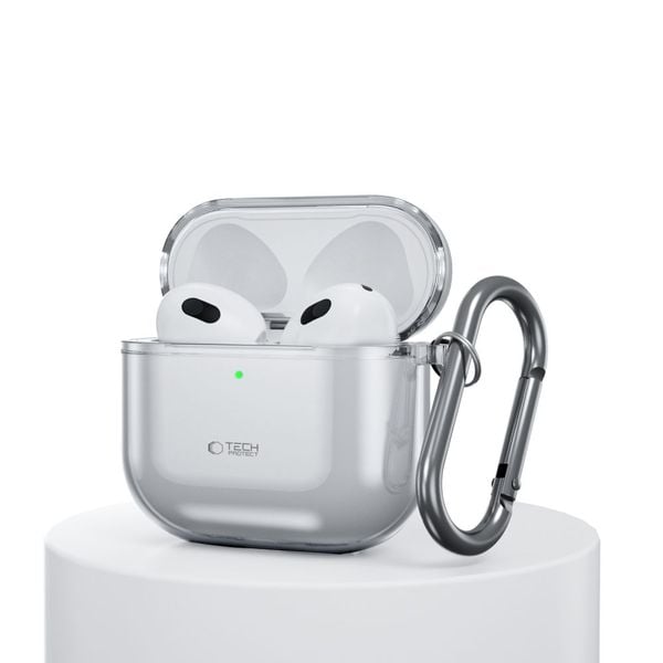 TECH-PROTECT FLEXAIR APPLE AIRPODS 4 ASH GREY zdjęcie 3