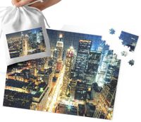 PUZZLE - PIĘKNE WIDOKI NOWY JORK WIELE WZORÓW 252el + WORECZEK