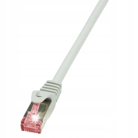 Patchcord Logilink S/FTP 6 RJ45 / RJ45 10 m szary