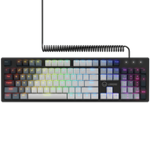 LORGAR Klawiatura Gamingowa Przewodowa Azar 514, mechaniczna, RGB, Czarna