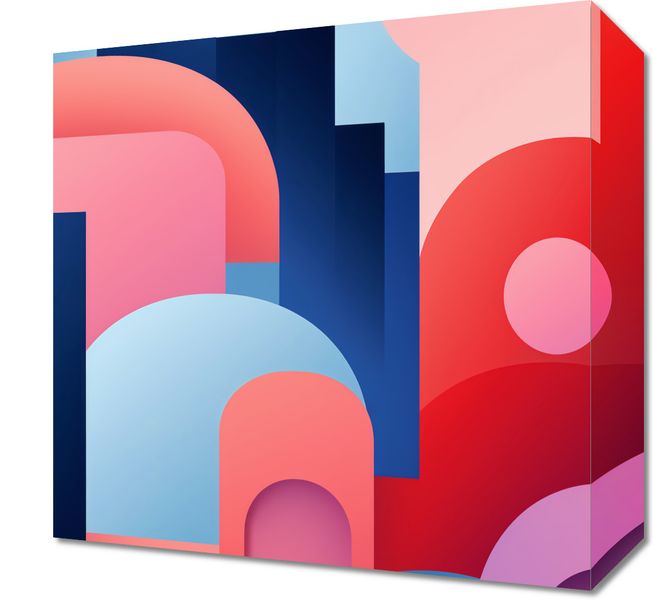 Obraz 30x30cm Miasto Kolorów zdjęcie 1