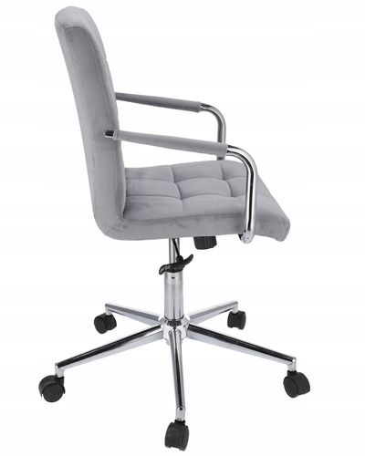 krzesło quatro welur szare na Arena.pl