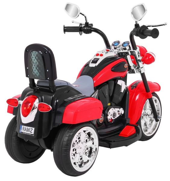 Motorek Chopper Nightbike Czerwony zdjęcie 8