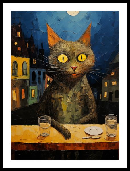 Plakat 40x55cm Nocny Obserwator zdjęcie 3