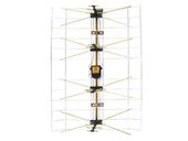 ANTENA TV SZEROKOPASMOWA CE POZŁACANA SIATKOWA TELEWIZYJNA TELEWIZORA