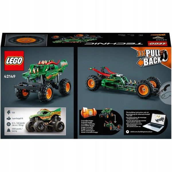 LEGO TECHNIC Monster Jam Dragon 42149 zdjęcie 8