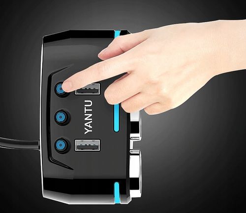 TRÓJNIK ROZGAŁĘŹNIK ZAPALNICZKI WOLTOMIERZ 2x USB na Arena.pl