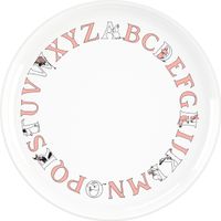 Talerz (różowy) Muminki ABC RIG-TIG