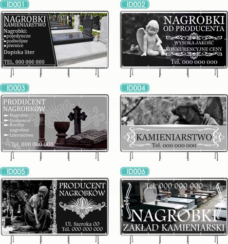 BANER REKLAMOWY 130x80cm projekt w cenie różne wzory PRZEWÓZ OSÓB na Arena.pl