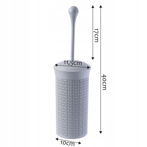 SZCZOTKA TOALETOWA Z POJEMNIKEM ZAMYKANA KOLORY na Arena.pl