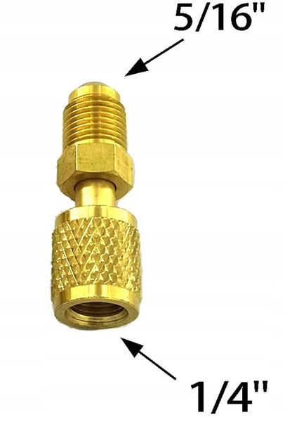 Redukcja klimatyzacji 1/4 wew 5/16 zew R410a R32 zdjęcie 1