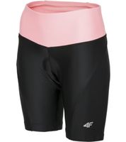 Spodenki rowerowe damskie RSD001 czarno różowe XS 4F z pieluchą