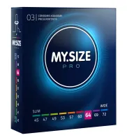 my.size pro 64 mm - prezerwatywy vytex hypoalergiczne 3 szt.