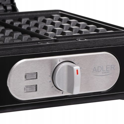 GOFROWNICA MOCNA NA 2 DUŻE CHRUPIĄCE GOFRY REGULACJĄ TEMPERATURY 2000 W na Arena.pl