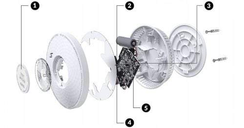 2w1 Czujnik CZADU tlenku węgla i dymu 10lat żywotności wbudowana na Arena.pl