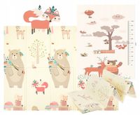 PIANKOWA DWUSTRONNA MATA EDUKACYJNA XPE 200x180cm