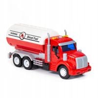 Samochód TIR Ciężarówka cysterna Polesie Profi 86464 biało-czerwona