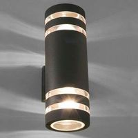 Kinkiet LAMPA elewacyjna SIERRA 4422 Nowodvorski ścienna OPRAWA zewnętrzna do ogrodu IP54 tuba outdoor czarna