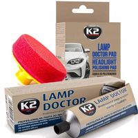 ZESTAW K2 PAD PASTA POLERSKA DO POLEROWANIA REGENERACJI REFLEKTORÓW LAMP