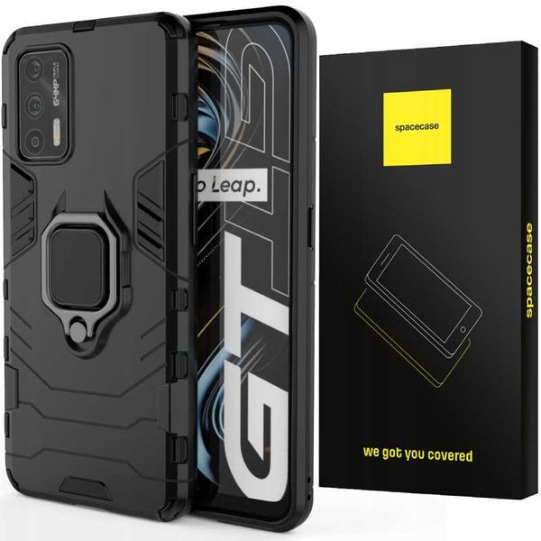 Spacecase X-Ring Realme Gt 5G Czarny zdjęcie 1