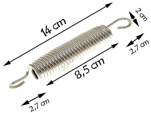 SPRĘŻYNA do trampoliny długość 16,5cm 12FT do 14FT na Arena.pl