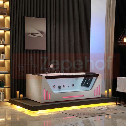 Wanna z hydromasażem EBX-7066 white prostokątna 170cmx78cmx61cm Wodosp na Arena.pl