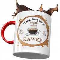 Kubek Czerwony Dla Korepetytora Strzeli Sobie Z Nadrukiem Ze Zdjęciem