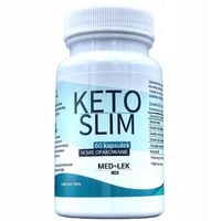 KETO SLIM - 60 szt SILNE KAPSUŁKI NA ZDROWE I NATURALNE ODCHUDZANIE