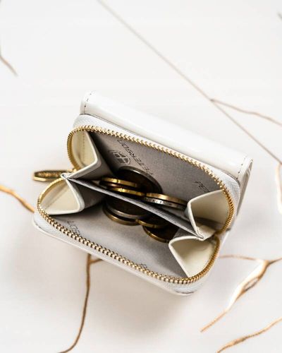 elegancki portfel damski z lakierowanej skóry ekologicznej - peterson na Arena.pl