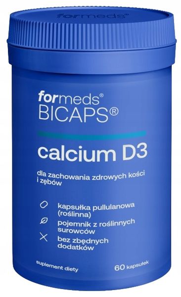 ForMeds BICAPS CALCIUM D3 - Dla Zachowania Zdrowych Kości i Zębów Wapń zdjęcie 1
