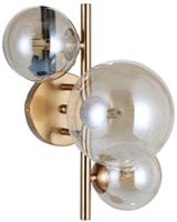 Jadalniany kinkiet ścienny Canello WL-406007-3-HBR kule balls mosiężny