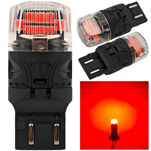 żarówka LED W21/5W, 7443 12V CANBUS 1800lm czerwona na Arena.pl