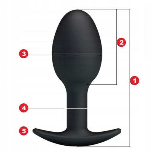 WIBRUJĄCY KOREK ANALNY Kulki Gejszy 8,4 cm Elastyczne Dla Kobiet i Mężczyzn na Arena.pl