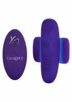 calexotics lock-n-play panty teaser z pilotem, silikonowy, fioletowy