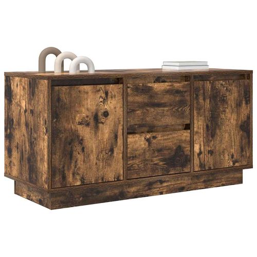 Szafka RTV z oświetleniem LED Dąb wędzony 100x41x50 cm na Arena.pl