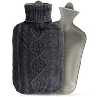 Duży Termofor w Sweterku Pokrowcu Ogrzewacz Podgrzewacz Gumowy na Wodę XXL