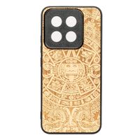 Drewniane Etui Bewood do Xiaomi 14T Pro KALENDARZ AZTECKI ANIEGRE