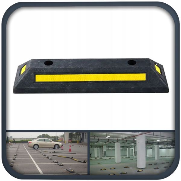 Separator Odbojnik Parkingowy Gumowy Ogranicznik Odbojnica 54 cm+śruby zdjęcie 14