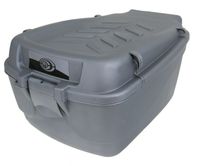 POLSKI BAGAŻNIK DUŻY KUFER KOSZYK ROWEROWY KURIER szary