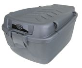 POLSKI BAGAŻNIK DUŻY KUFER KOSZYK ROWEROWY KURIER szary