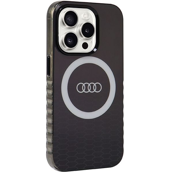 Etui Audi do iPhone 15 Pro, Czarny, MagSafe zdjęcie 6