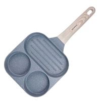 patelnia marmurkowa do jajek 3 sekcje klausberg kb-7817