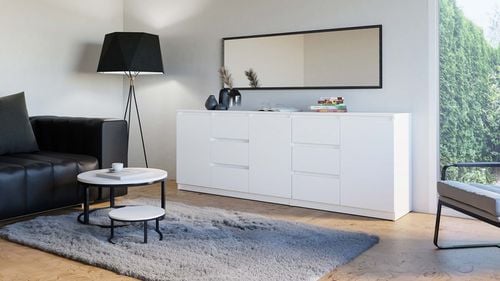 Komoda COSTA 1D3S/2D3S BIAŁY na Arena.pl