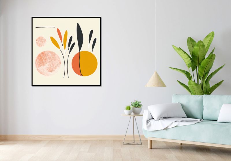 Plakat 100x100cm Słoneczne Refleksy zdjęcie 4