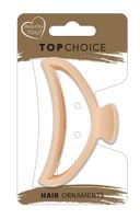 TOP CHOICE Klamra do wlosow L - Kokarda matowa (20223) 1 szt. - mix kolorów