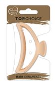 TOP CHOICE Klamra do wlosow L - Kokarda matowa (20223) 1 szt. - mix kolorów