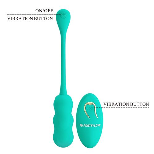 Pretty Love - Leshy Dream Chaser 4, Green, 12 Vibration Functions Wireless na Arena.pl