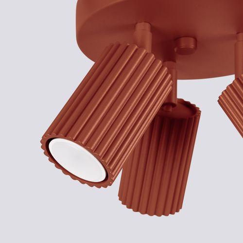 Plafon KARBON 3P ochra czerwona na Arena.pl